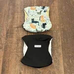 🆓 With $15 Purchase: NWOT 2 Male Dog Diapers / Belly Bands Size Medium